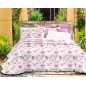 Quilt Bedspread in Cotton Percale with Floral Digital Print