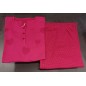 Pyjama femme en coton chaud Coeurs Fuxia Noidinotte