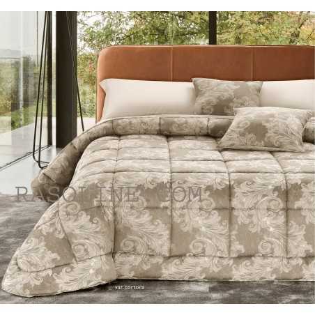 Couette d'hiver pour lit double Cora Ivory Jacquard Duvet