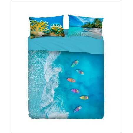 Juego de Funda nordica Cama Matrimonial COLOR BOATS Imagine Bassetti