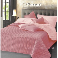 Cubre cama Matrimonial Clio Rosa