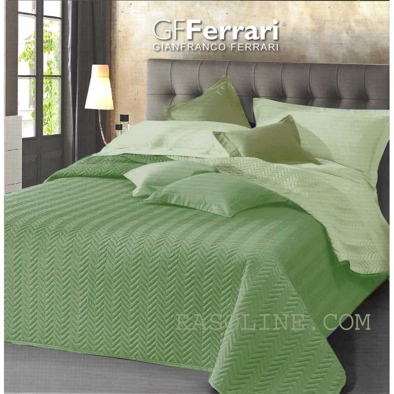 Quilt Beadspread bed-cover Clio Super King Size Green