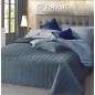 Beadspread Double bed-cover Quilt Clio BLUE