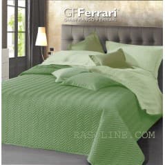 Beadspread Double bed-cover Quilt Clio GREEN