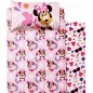 MINNIE Disney Einzelbettlaken-Set aus reiner Baumwolle