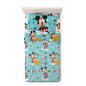 Ensemble housse de couette simple en pur coton MICKEY Disney