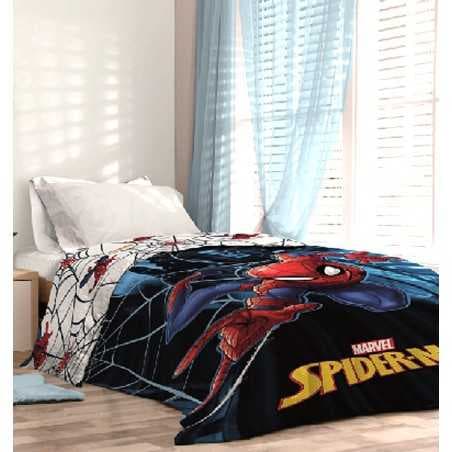 SPIDERMAN Marvel Single Quilted Bedspread bed-cover