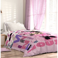 Gesteppte Tagesdecke MINNIE Disney Einzelbett