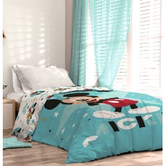 Gesteppte Tagesdecke MICKEY Disney Einzelbett