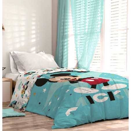 Colcha Acolchada Cubre cama Individual MICKEY Disney