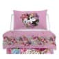 Single Bed SET Flat sheet, fitted sheet, pillowcases Minnie " Love "